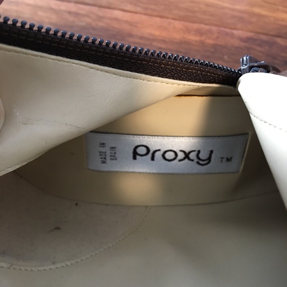 NEW Vintage PROXY Suede Side Zip Booties Soutache NWOT - Picture 12 of 13